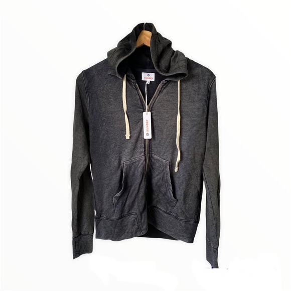 Sundry Vintage Black Zip Hoodie - Picture 2 of 16